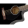 Fender CD60SCE Dreadnought, Walnut Fingerboard, Black 0970113006