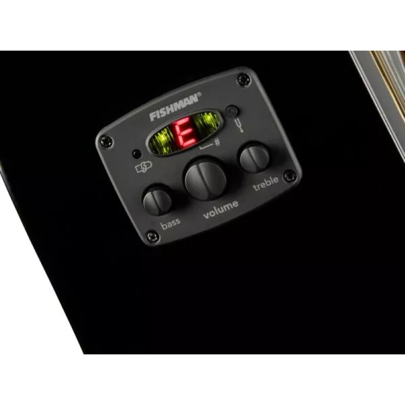 Fender CD60SCE Dreadnought, Walnut Fingerboard, Black 0970113006