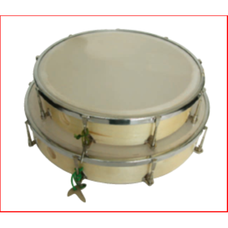 Tamburello Ritmico cm.20 Pelle plastica regolabile