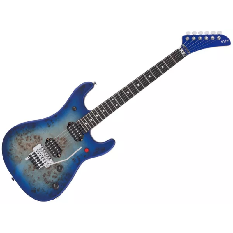 EVH 5150™ Series Deluxe Poplar Burl, Ebony Fingerboard, Aqua Burst 5108002558