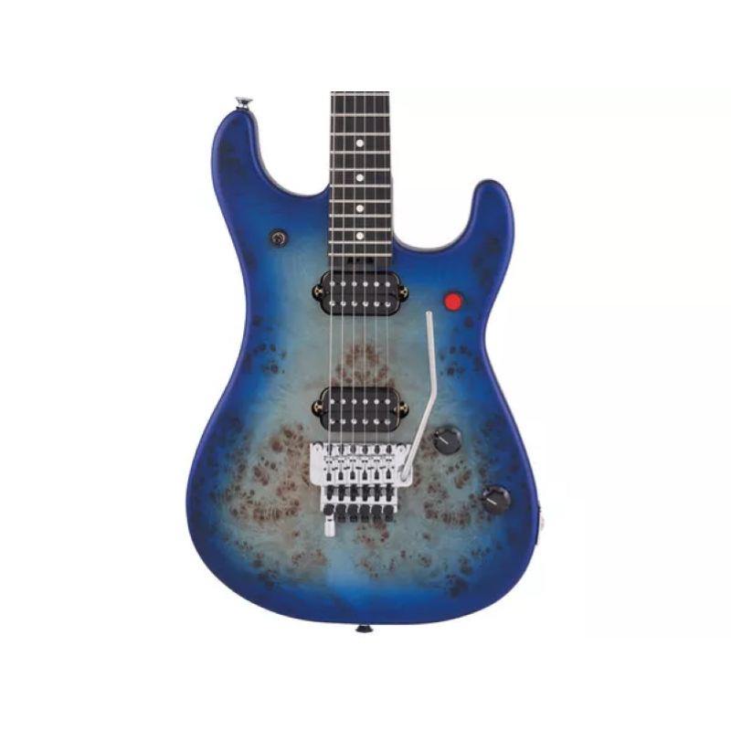 EVH 5150™ Series Deluxe Poplar Burl, Ebony Fingerboard, Aqua Burst 5108002558