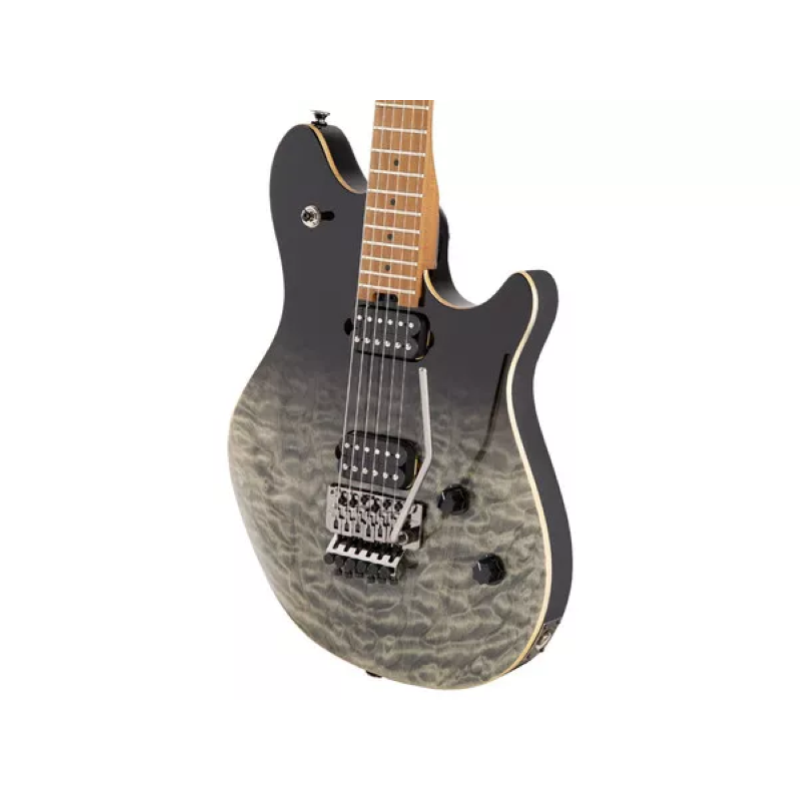 EVH Wolfgang® WG Standard QM, Baked Maple Fingerboard, Black Fade