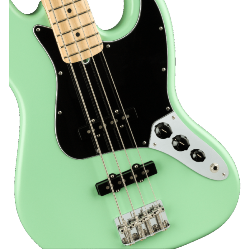 Fender American Performer Jazz Bass®  Maple Fingerboard, Satin Surf Green 0198612357
