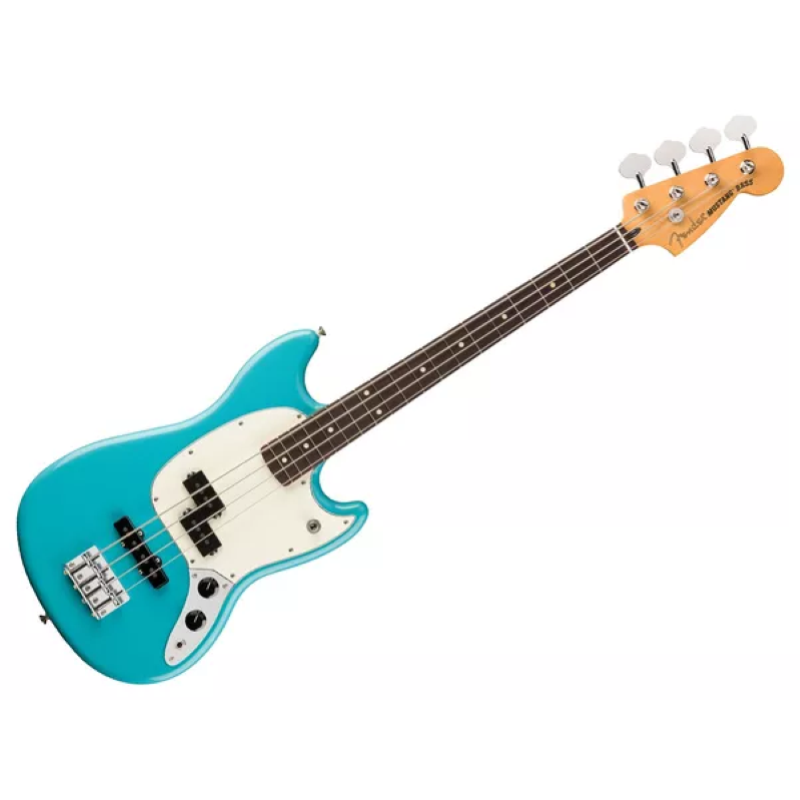 Fender Player II Mustang® Bass PJ, Rosewood Fingerboard, Aquatone Blue 0140490518