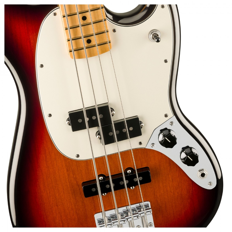 Fender Player II Mustang® Bass PJ, Maple Fingerboard, 3-Color Sunburst 0140492500