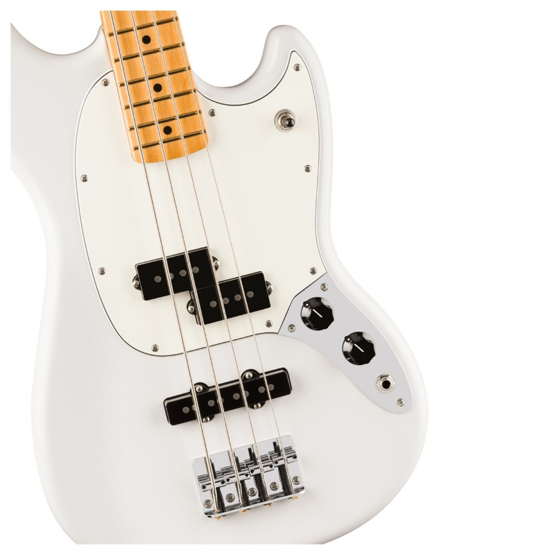 Fender Player II Mustang® Bass PJ, Maple Fingerboard, Polar White 0140492515