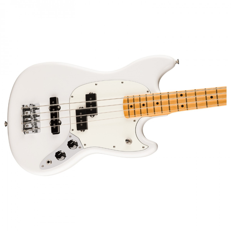 Fender Player II Mustang® Bass PJ, Maple Fingerboard, Polar White 0140492515