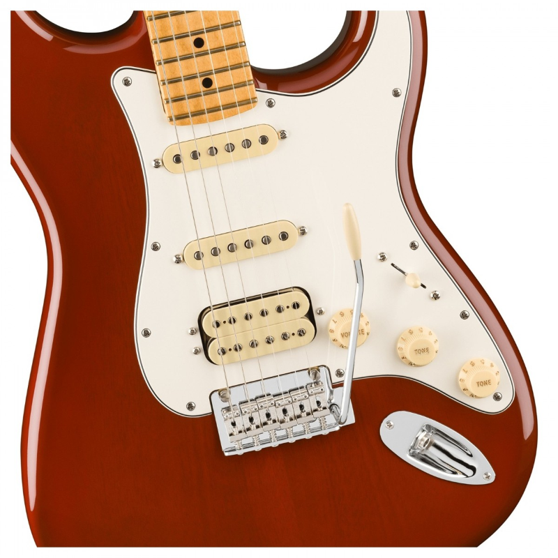 Fender Player II Stratocaster® HSS, Maple Fingerboard, Transparent Mocha Burst 0140542545