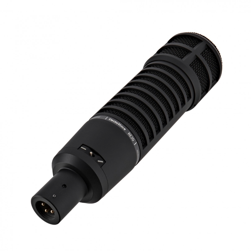 Electro Voice RE20 Black Microfono Dinamico Cardioide per Voce Ottoni Grancassa