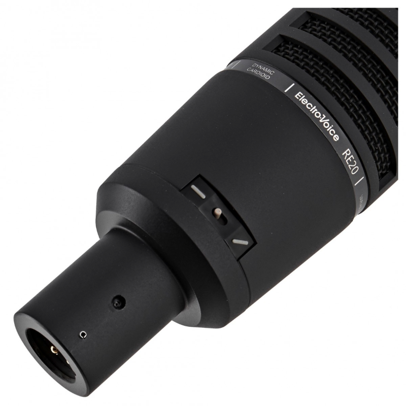 Electro Voice RE20 Black Microfono Dinamico Cardioide per Voce Ottoni Grancassa