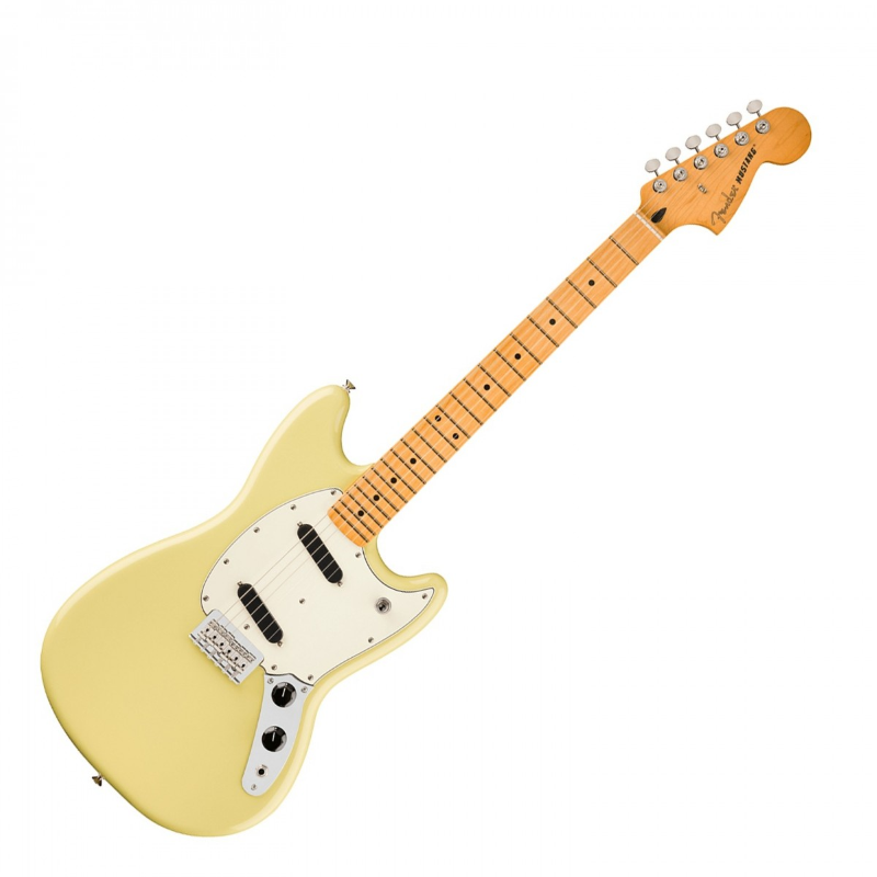 Fender Player II Mustang®, Maple Fingerboard, Hialeah Yellow 0140462561