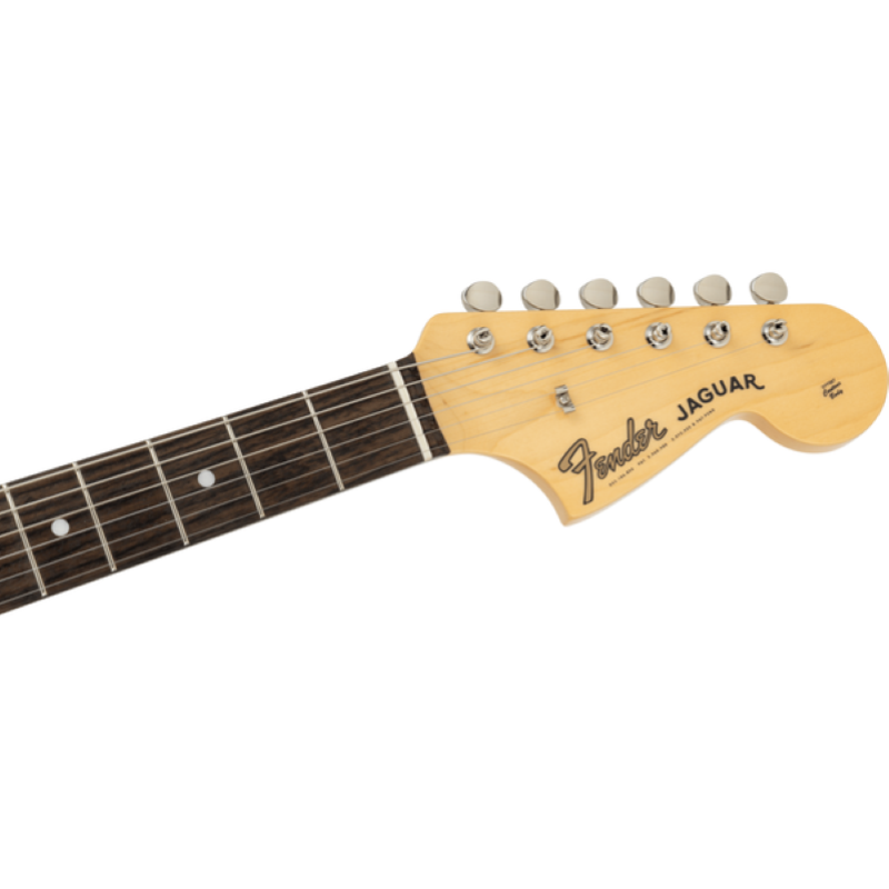 Fender Made in Japan Traditional 2025 Collection, 60s Jaguar®, Rosewood Fingerboard, Competition 3-Color Sunburst / Aged Natural