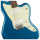 Squier Paranormal Jazzmaster® XII, Mint Pickguard, Lake Placid Blue 0377050502