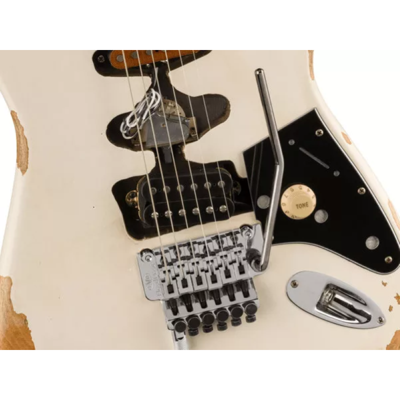 EVH® Frankenstein Relic® Series, Maple Fingerboard, White
