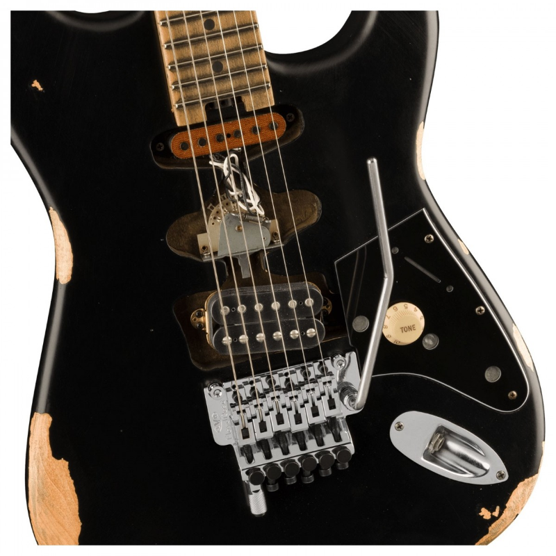 EVH® Frankenstein Relic® Series, Maple Fingerboard, Black