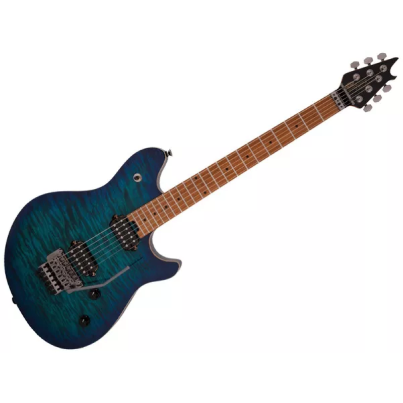 EVH Wolfgang® WG Standard QM, Baked Maple Fingerboard, Chlorine Burst
