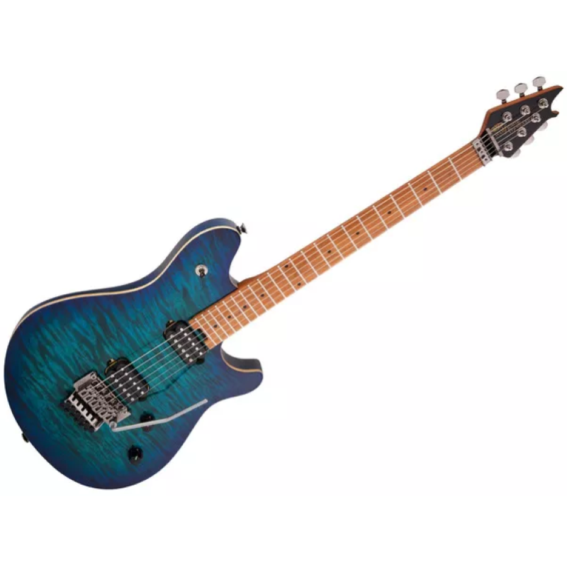 EVH Wolfgang® WG Standard QM, Baked Maple Fingerboard, Chlorine Burst