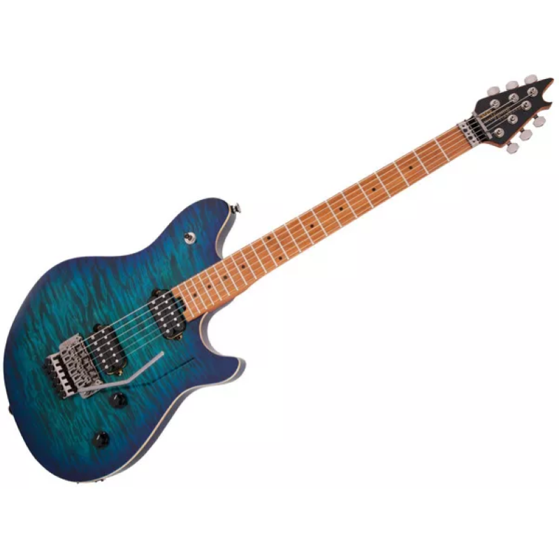 EVH Wolfgang® WG Standard QM, Baked Maple Fingerboard, Chlorine Burst