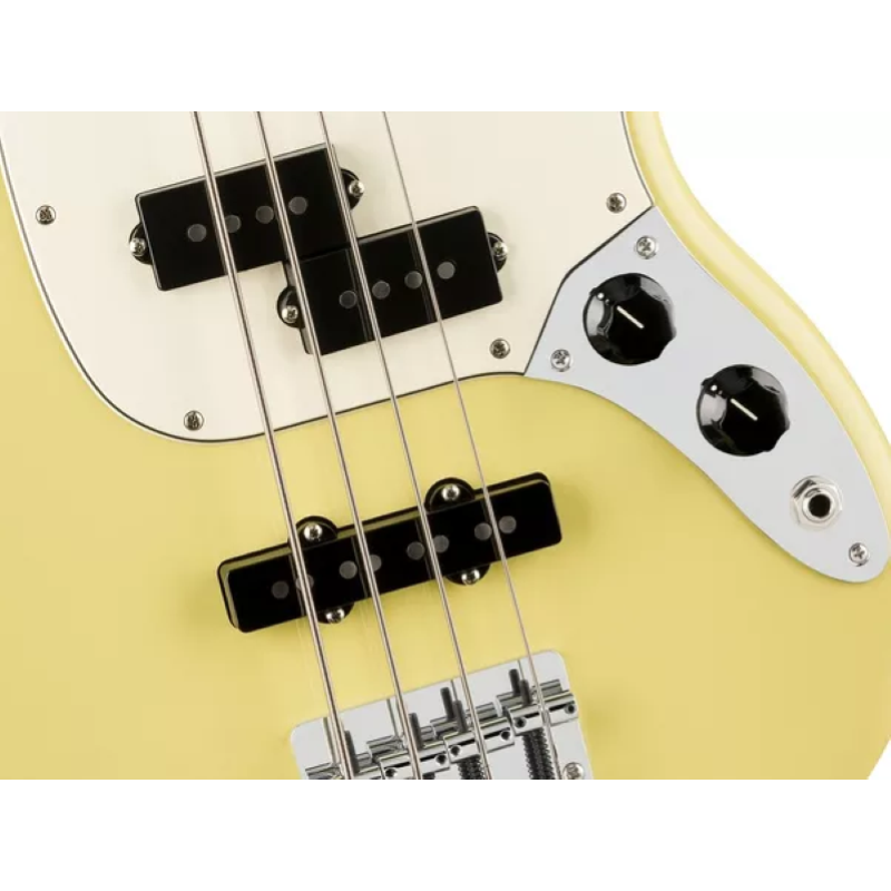 Fender Player II Mustang® Bass PJ, Rosewood Fingerboard, Hialeah Yellow 0140490561