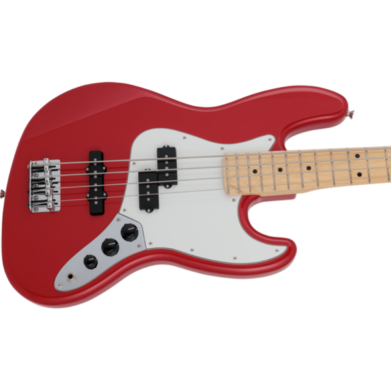 Fender 2024 Collection Made in Japan Hybrid II Jazz Bass® PJ, Maple Fingerboard, Modena Red 5662402316
