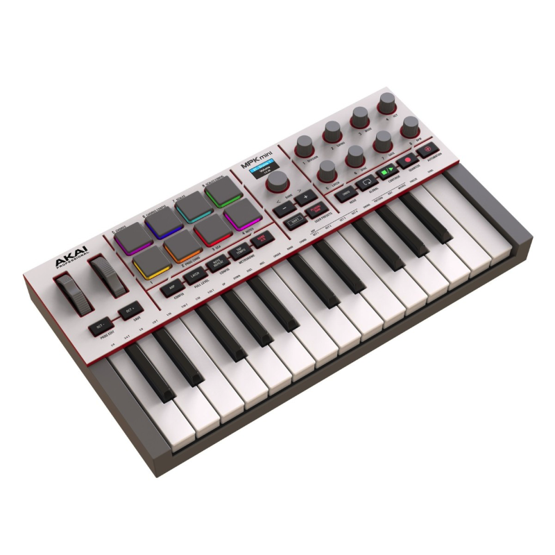 Akai MPK Mini MK4 Grey Controller MIDI USB 25 Tasti Mini Grigio