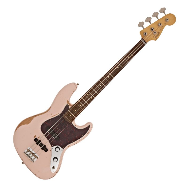 Fender Flea Jazz Bass® Roadworn Shell Pink 0141020356