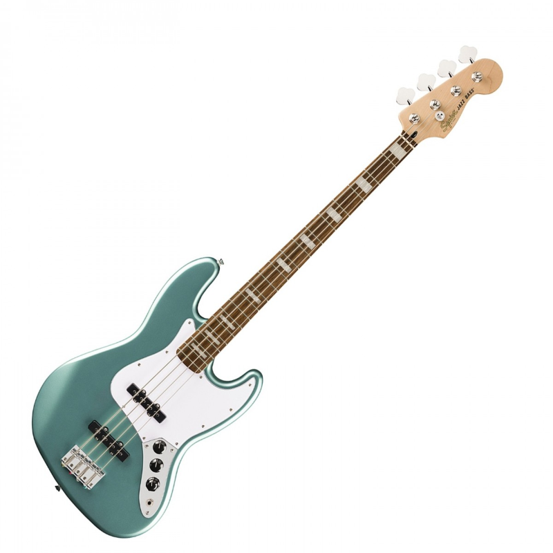 Fender Squier Affinity Series™ Active Jazz Bass®, Laurel Fingerboard,Mystic Sea Foam Green 0378700585