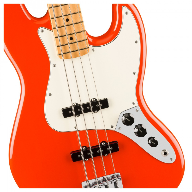 Fender Player II Jazz Bass®, Maple Fingerboard, Coral Red 0140482558