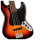 Fender American Professional Classic Jazz Bass®, Rosewood Fingerboard, 3-Color Sunburst