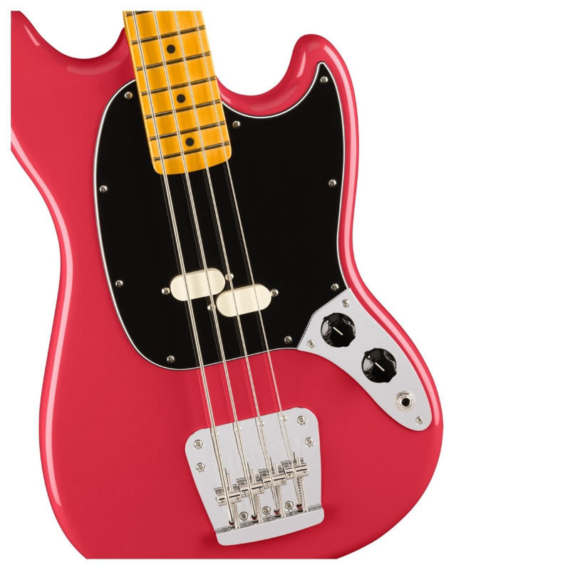 Fender American Professional Classic Mustang Bass®, Maple Fingerboard, Faded Dakota Red