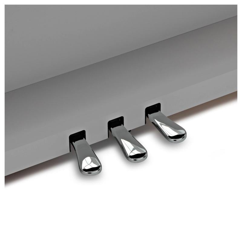 Yamaha YDP105WH Pianoforte Digitale 88 Tasti Pesati con Mobile Bianco Satinato