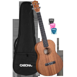 Cascha HH-2243 Baritone Ukulele Mahogany (incl. Bag padded, 3 Picks)