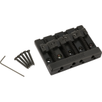 Fender® HiMass™ 4-String Bass Bridge Assembly With Zinc Saddles, Black