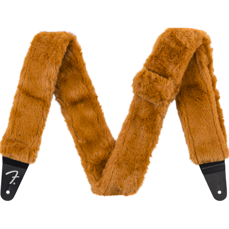 Fender Poodle Plush Strap, Rust