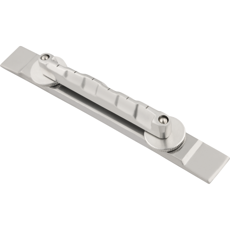 Bigsby® Conventional Bridge Assembly, Plain G, Polished Aluminum