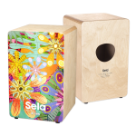Sela SE-179 Cajon Art Series Flower Power