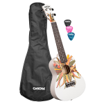 Cascha CULC-DC Concert Ukulele Linden Dreamcatcher (incl. Bag, 3 Picks)
