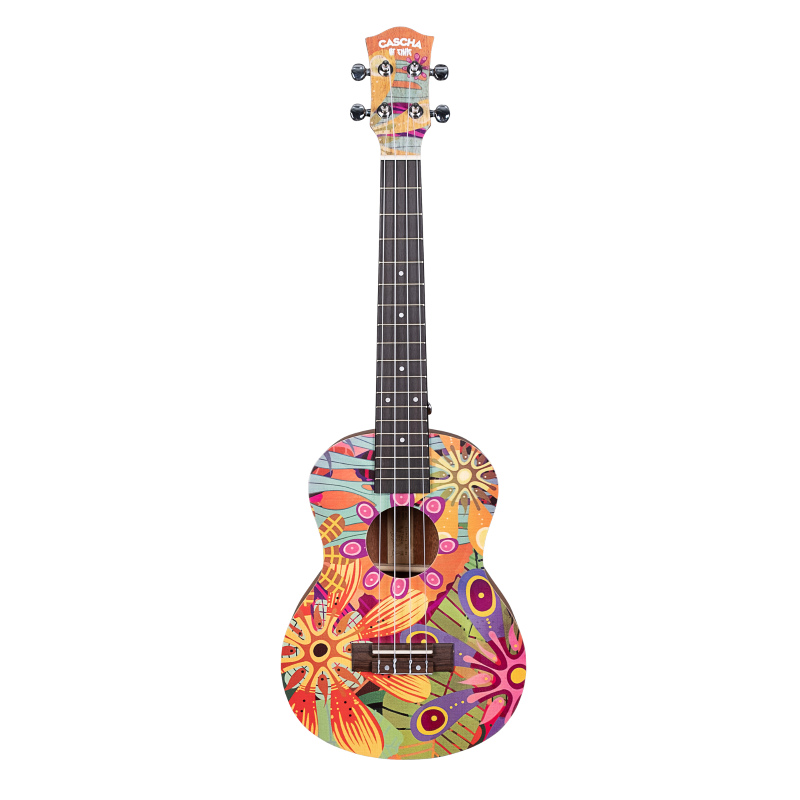 Cascha HH-2611 Tenor Ukulele Art Series Flowers