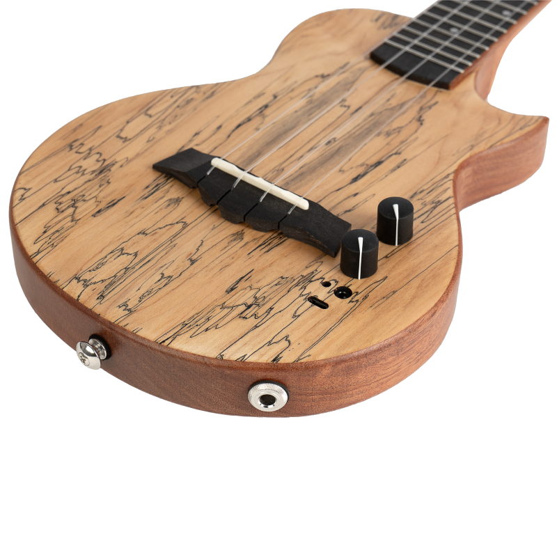 Cascha CUCE100 Electric Concert Ukulele Solidbody Maple