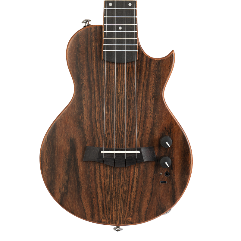 Cascha CUCE110 Electric Concert Ukulele Solidbody Bocote
