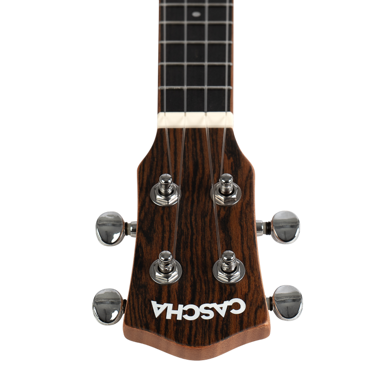 Cascha CUCE110 Electric Concert Ukulele Solidbody Bocote