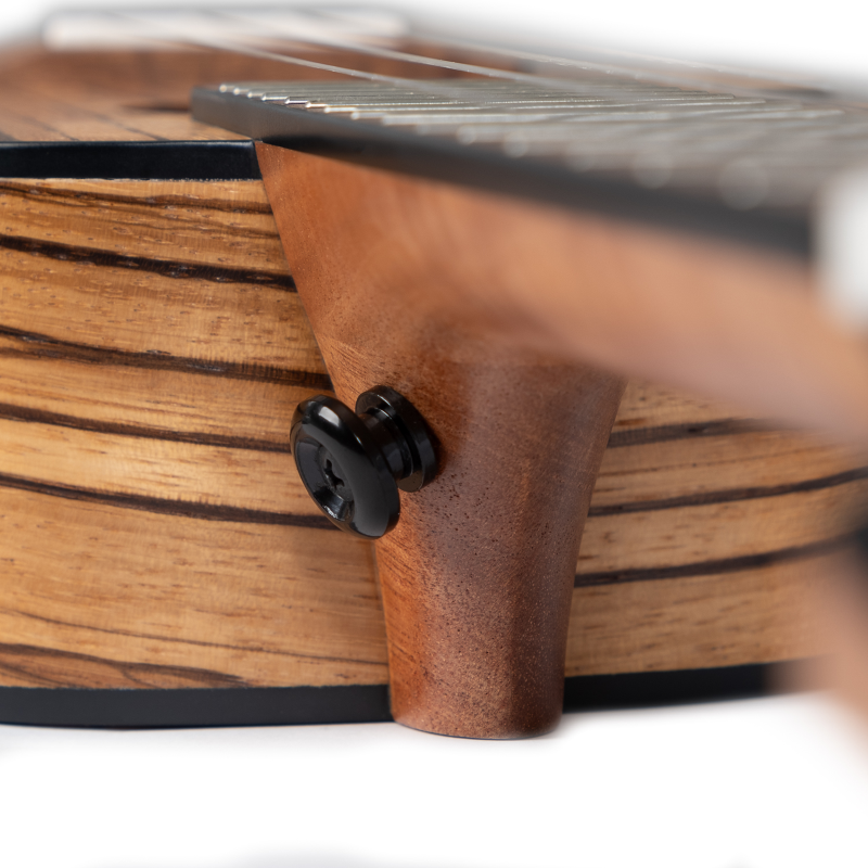 Cascha CUTZW1 Tenor Ukulele Zebra Wood