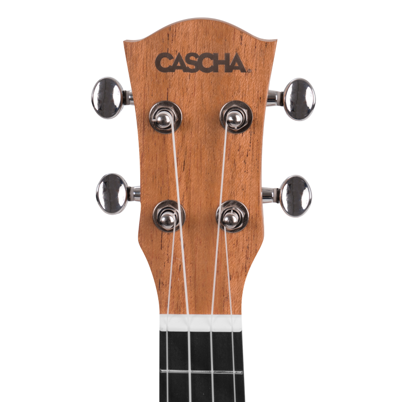 Cascha HH-2026L Soprano Ukulele Mahogany Lefthand (incl. Bag padded, 3 Picks)