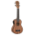 Cascha HH-2026E Soprano Ukulele Mahogany with pickup system (incl. Bag padded, 3 Picks)