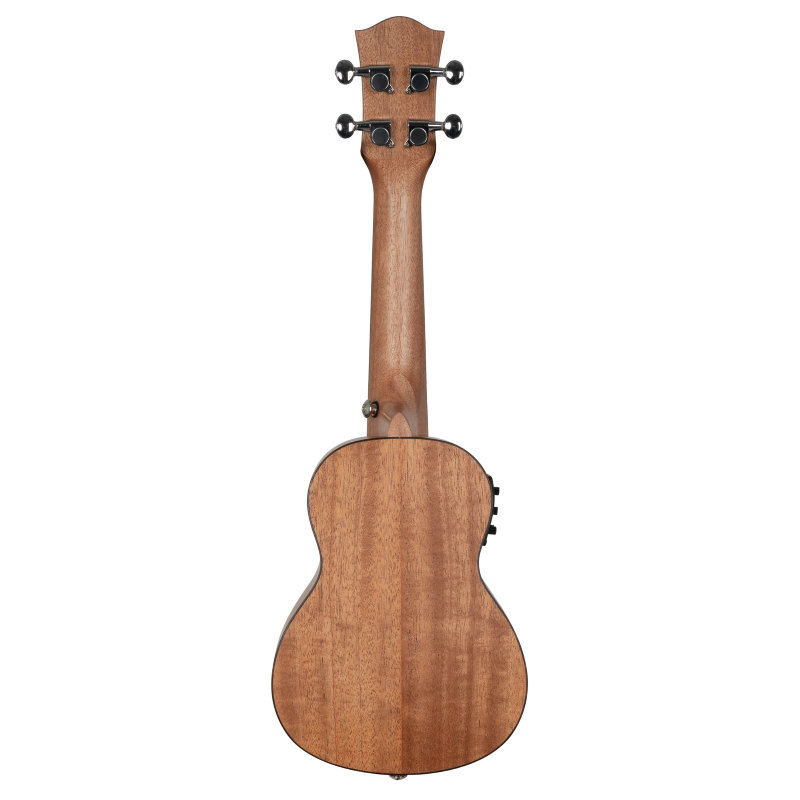 Cascha HH-2026E Soprano Ukulele Mahogany with pickup system (incl. Bag padded, 3 Picks)