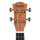 Cascha HH-2026E Soprano Ukulele Mahogany with pickup system (incl. Bag padded, 3 Picks)