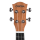 Cascha HH-2027 Soprano Ukulele Mahogany Set (incl. incl. 4 languages Method (DE/EN/FR/ES), Bag padded, 3 Picks, Tuner)