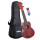 Cascha HH-2263 Soprano Ukulele Mahogany Red (incl. Bag padded, 3 Picks)