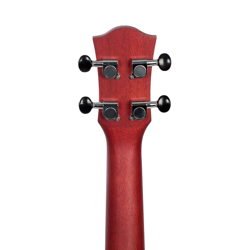 Cascha HH-2263 Soprano Ukulele Mahogany Red (incl. Bag padded, 3 Picks)