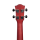 Cascha HH-2263 Soprano Ukulele Mahogany Red (incl. Bag padded, 3 Picks)